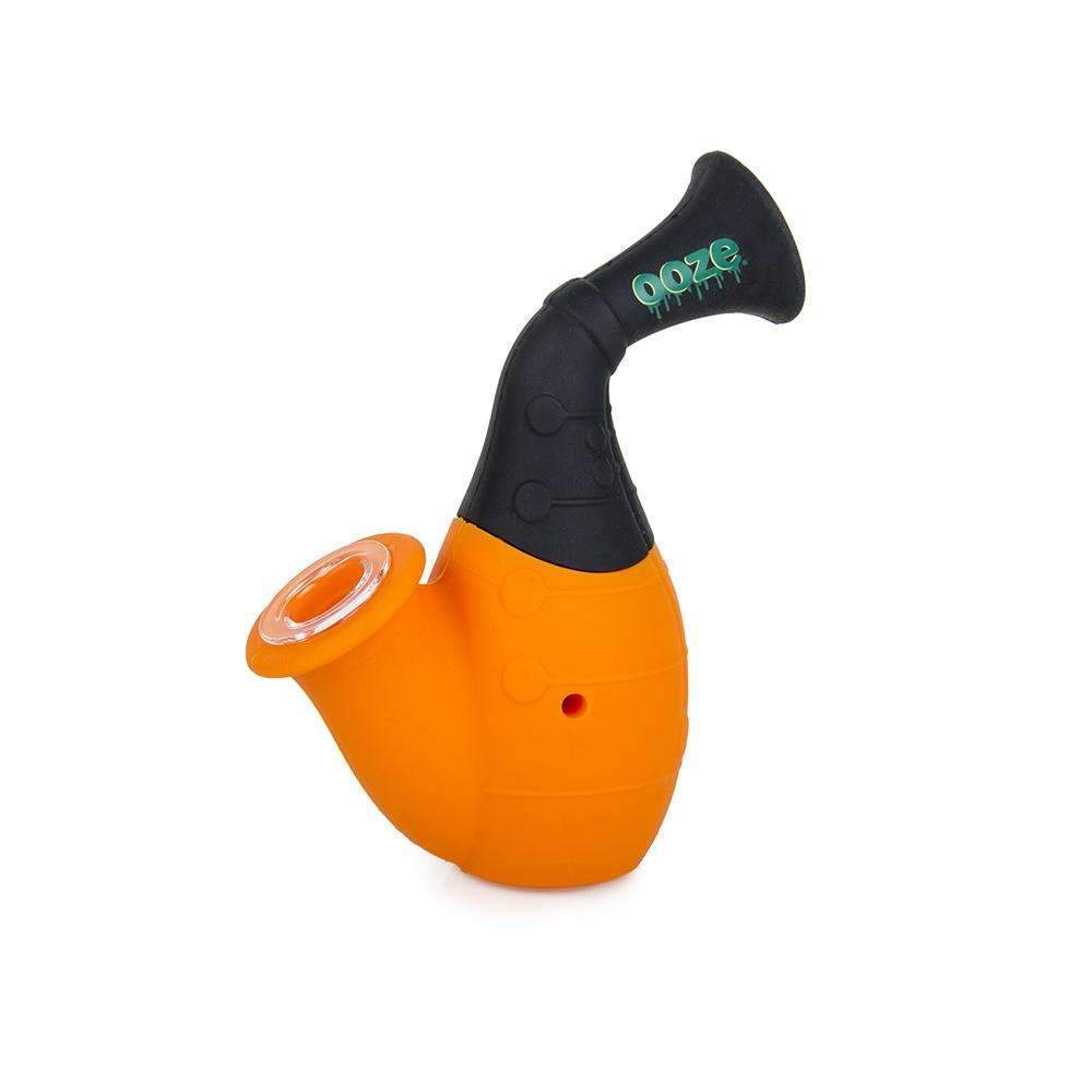 silicone bong Ooze SAX Silicone Water Pipe - Orange