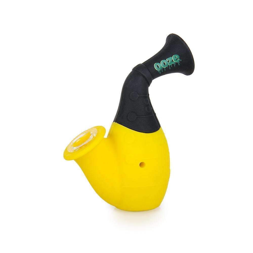 silicone bong Ooze SAX Silicone Water Pipe - Yellow