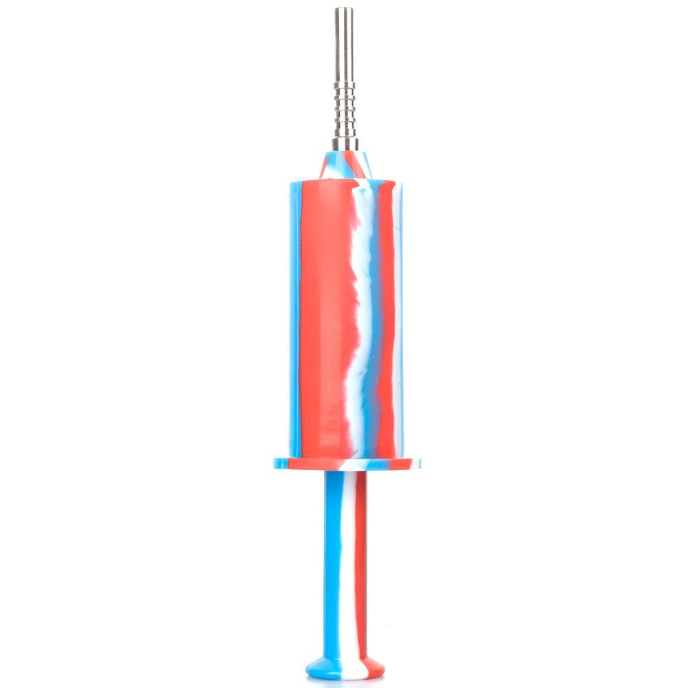 Dab Rigs "Syringe" Novelty Silicone Dab Straw