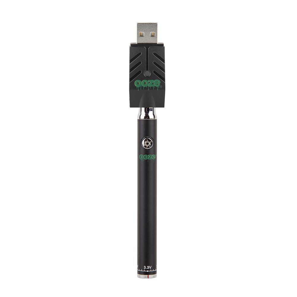 Batteries Ooze Slim Pen TWIST Battery w/ USB Smart Charger - Black