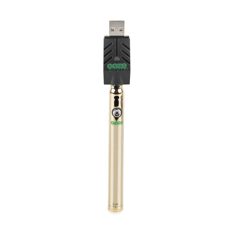 Batteries Ooze Slim Pen TWIST Battery w/ USB Smart Charger - Gold