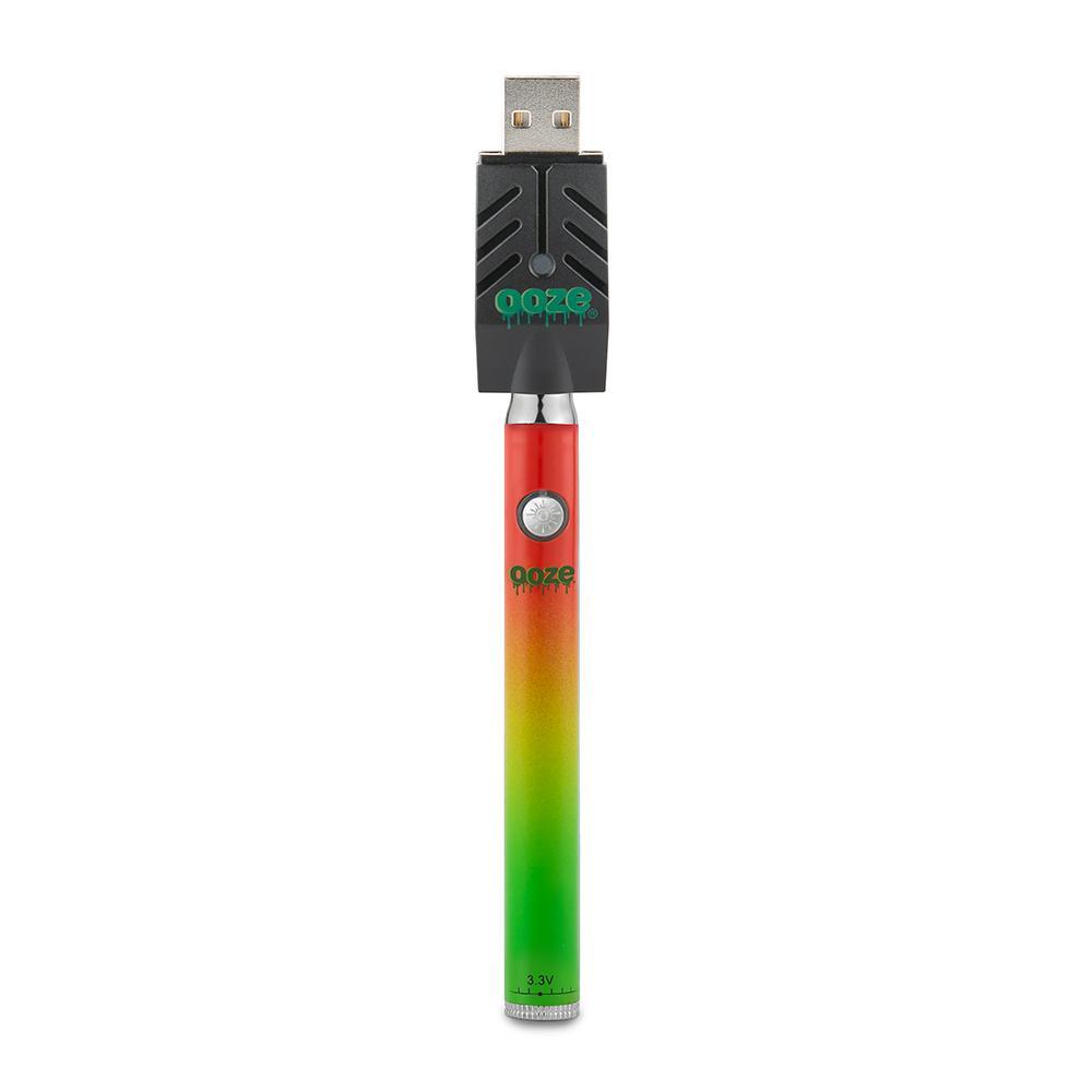 Batteries Ooze Slim Pen TWIST Battery w/ USB Smart Charger - Rasta