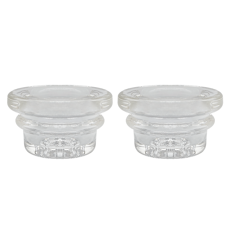 bong accessories Glass Bowl Replacement for Various Pipes And Silicone Bowls (2 Pack)