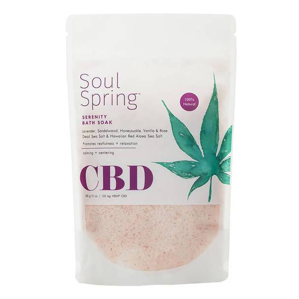 CBD Cream SoulSpring - CBD Bath - Serenity Bath Soak - 125mg