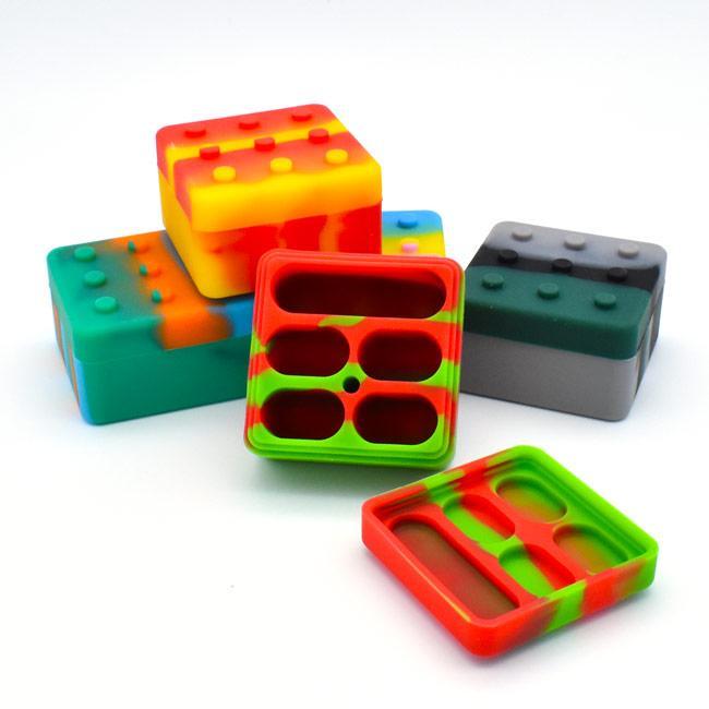 Accessories Stackable Silicone Dab Container 4-in-1 4ml and 10ml