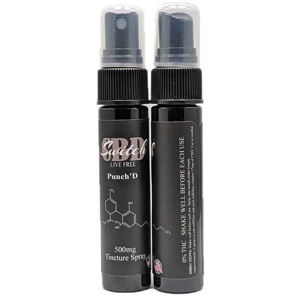 CBD Tinctures Switch CBD - CBD Tincture - Punch'd Spray - 500mg-1500mg