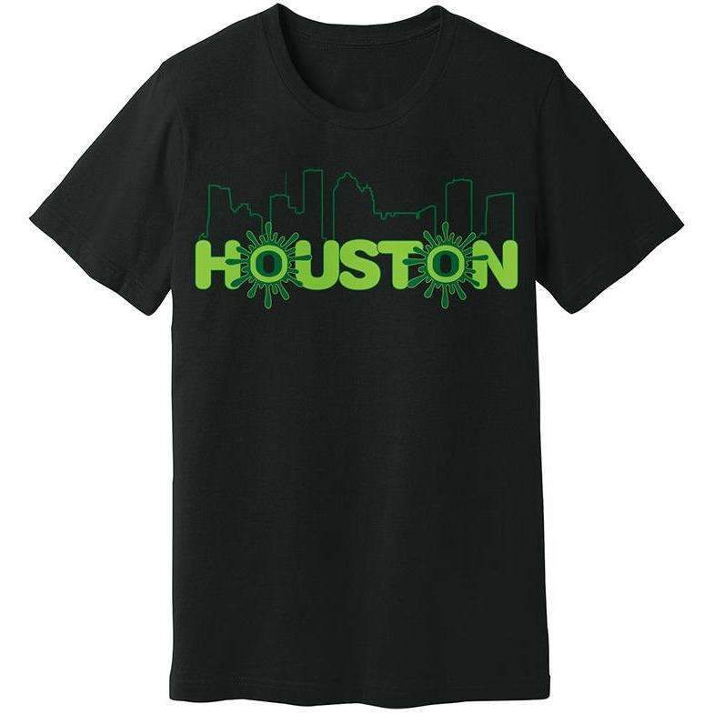 t-shirts Ooze Houston Skyline Men's T- Shirt