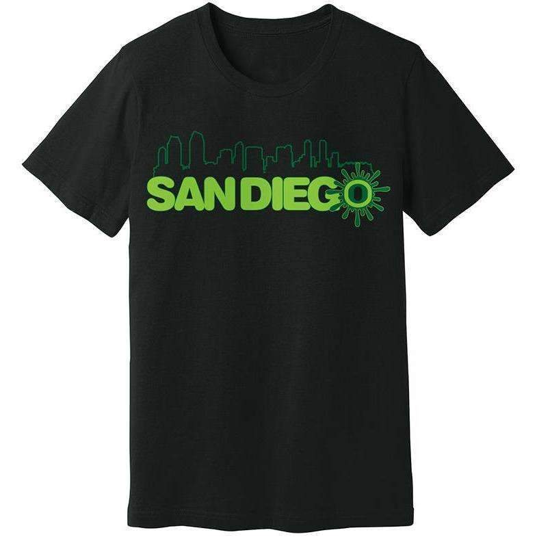 t-shirts Ooze San Diego Skyline Men's T- Shirt
