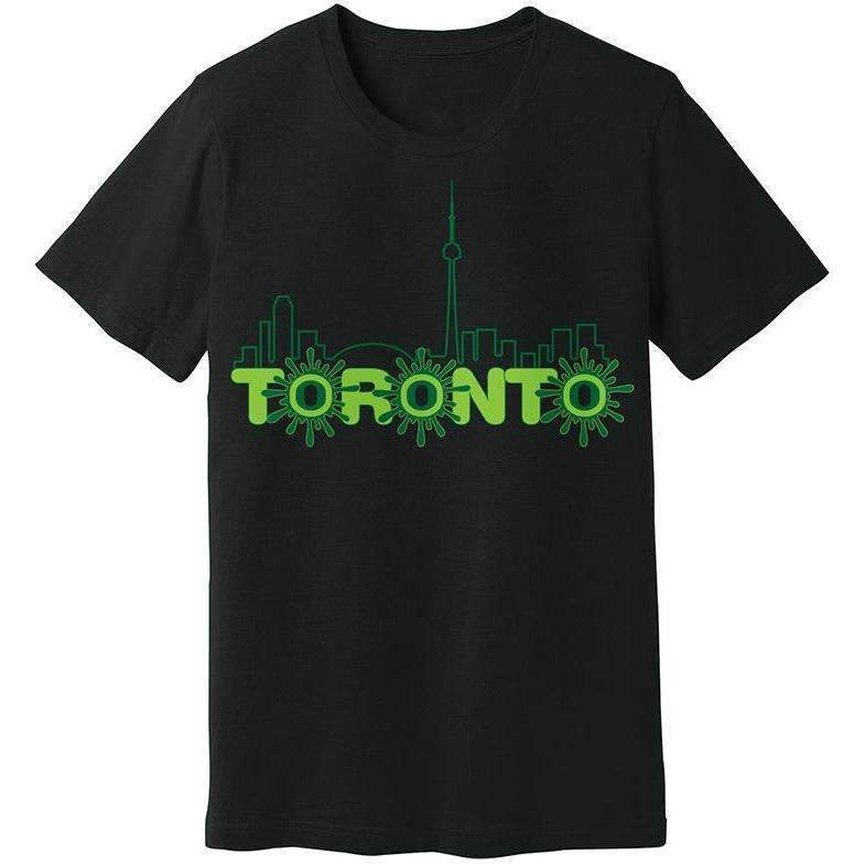 t-shirts Ooze Toronto Skyline Men's T- Shirt