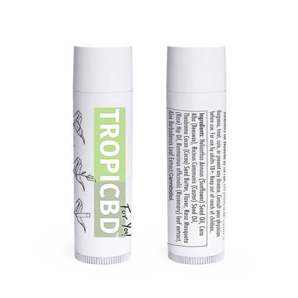 CBD Cream TropiCBD - CBD Topical - Lip Balm - 15mg
