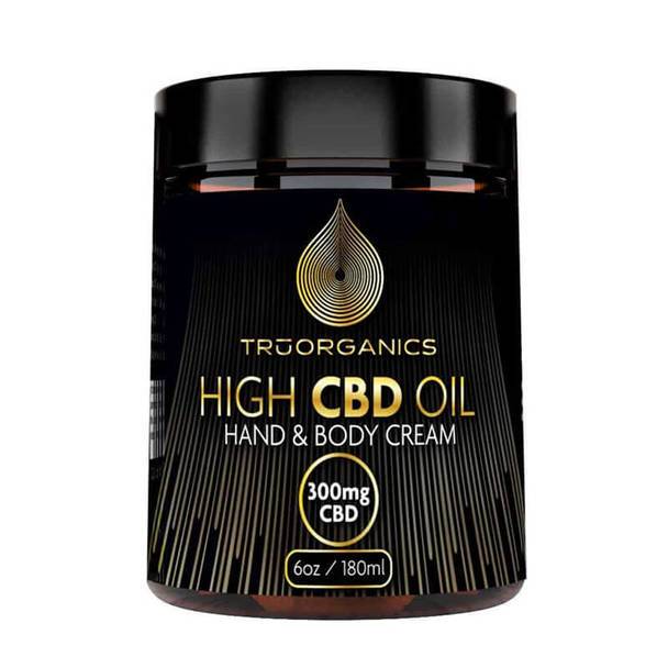 CBD Cream Tru Organics - CBD Topical - Full Spectrum Lemon Grass Cream 6oz - 300mg
