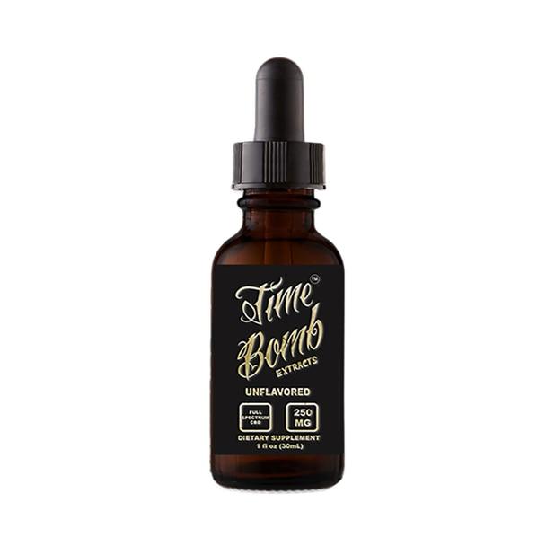 CBD Tinctures Time Bomb Extracts - CBD Tincture - Unflavored - 250mg-1000mg