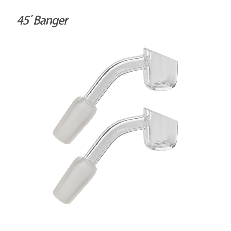 bong accessories Waxmaid 14mm 45° Quartz Dab Banger (2 Pack)