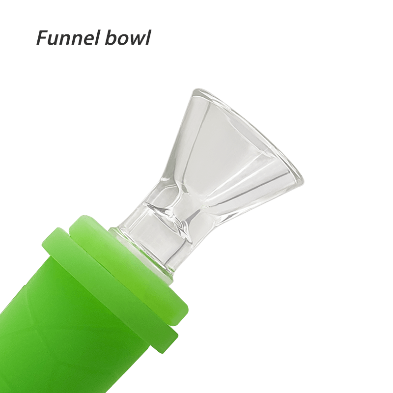 bong accessories 14mm Male Joint Funnel Glass Bowl