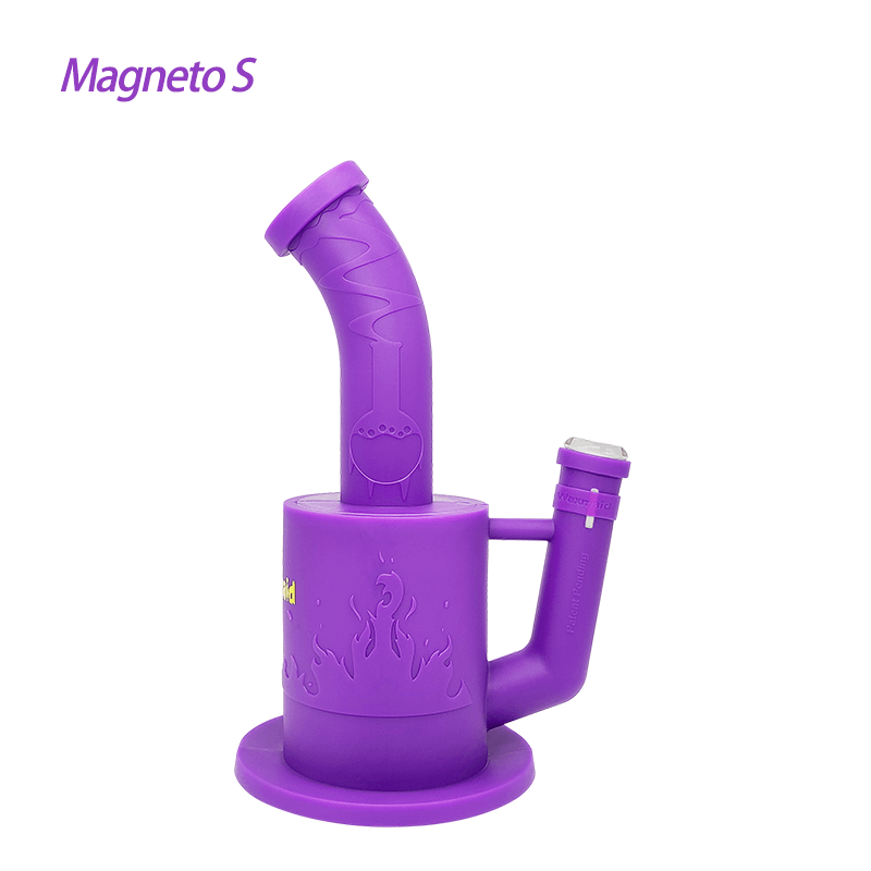 Water pipes Waxmaid 9" Magneto S Honeycomb Perc Water Pipe with Ice Catcher