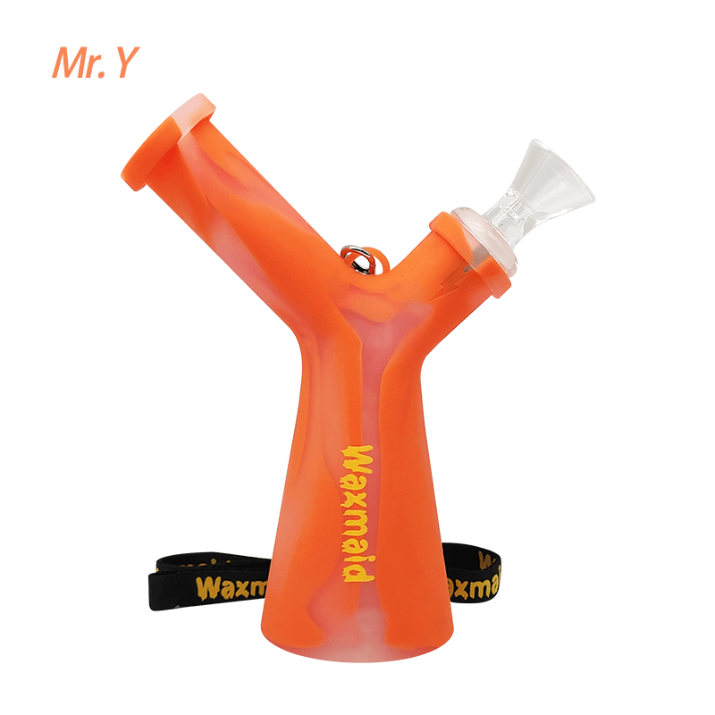 Water pipes Waxmaid 6.5" Mr. Y Silicone Water Pipe