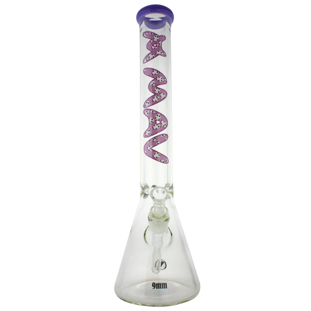 Bongs Maverick Glass - 9mm Beaker Bong Panda Specialty Slab 18''