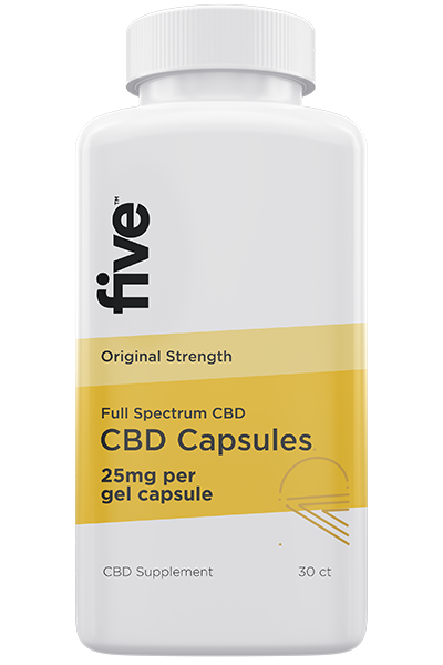 CBD Capsules Five CBD Capsules