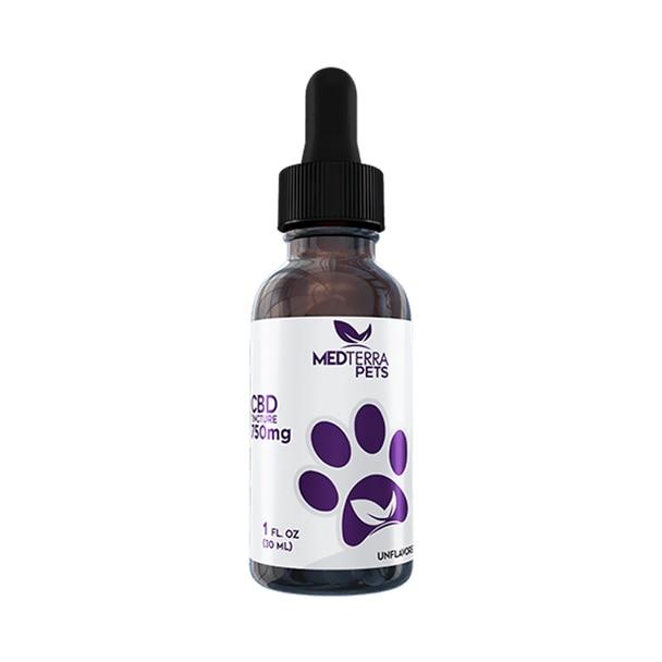 Cbd For Pets Medterra - CBD Pet Tincture - Unflavored - 150mg-750mg