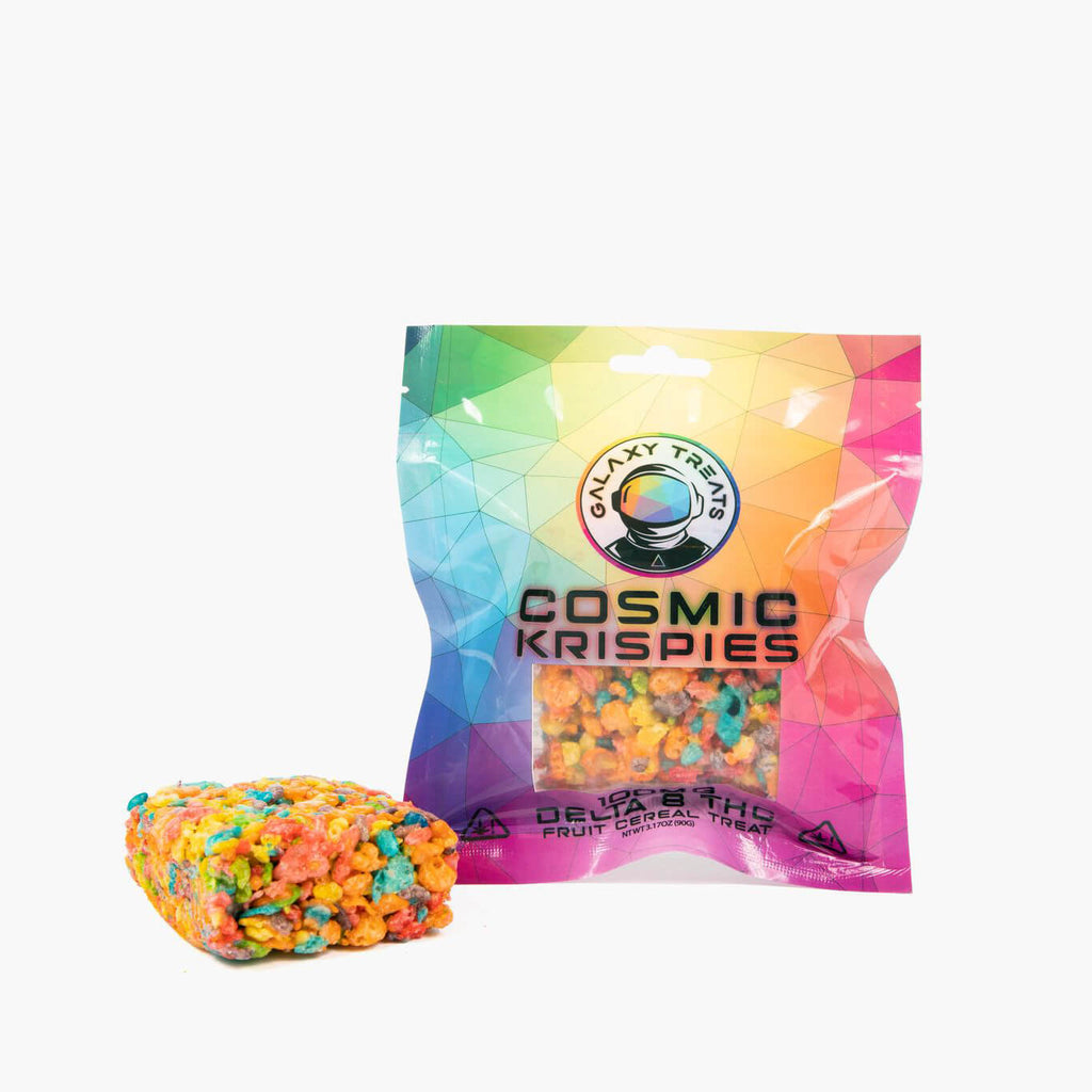 COSMIC KRISPIES (100MG DELTA 8 THC) | Galaxy Treats