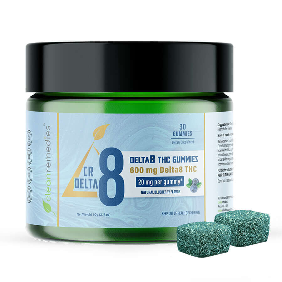 Clean Remedies | Delta 8 THC Gummies 600mg