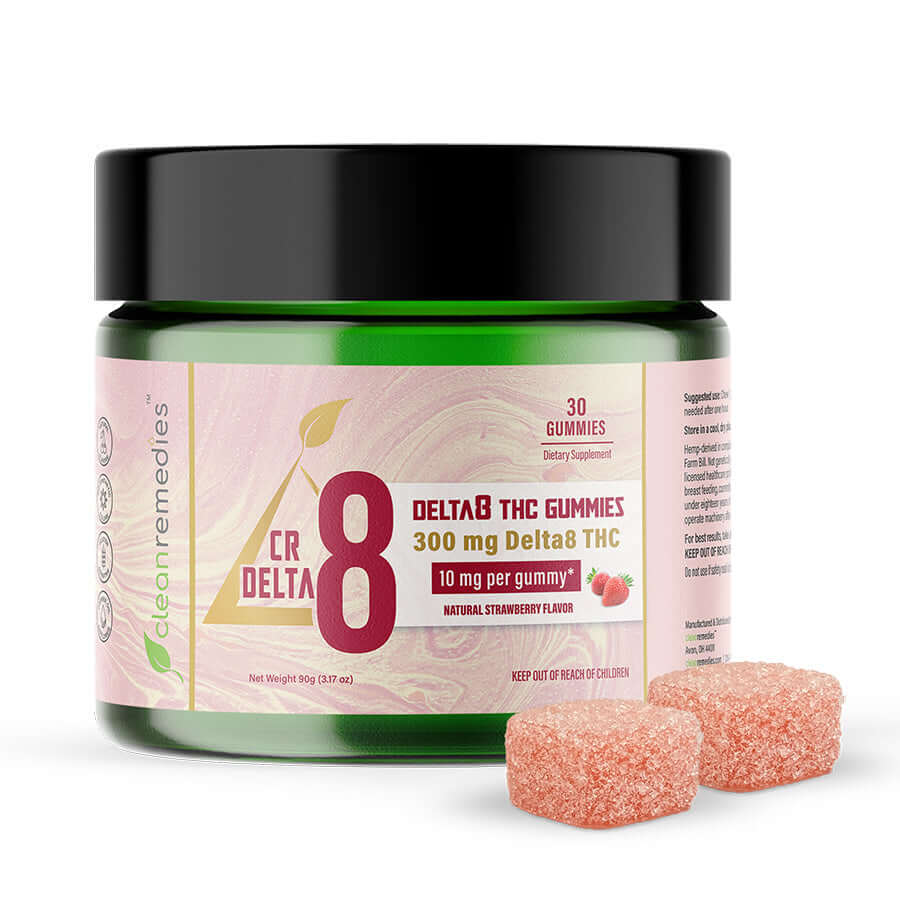Clean Remedies | Delta 8 THC Gummies 300mg or 600mg