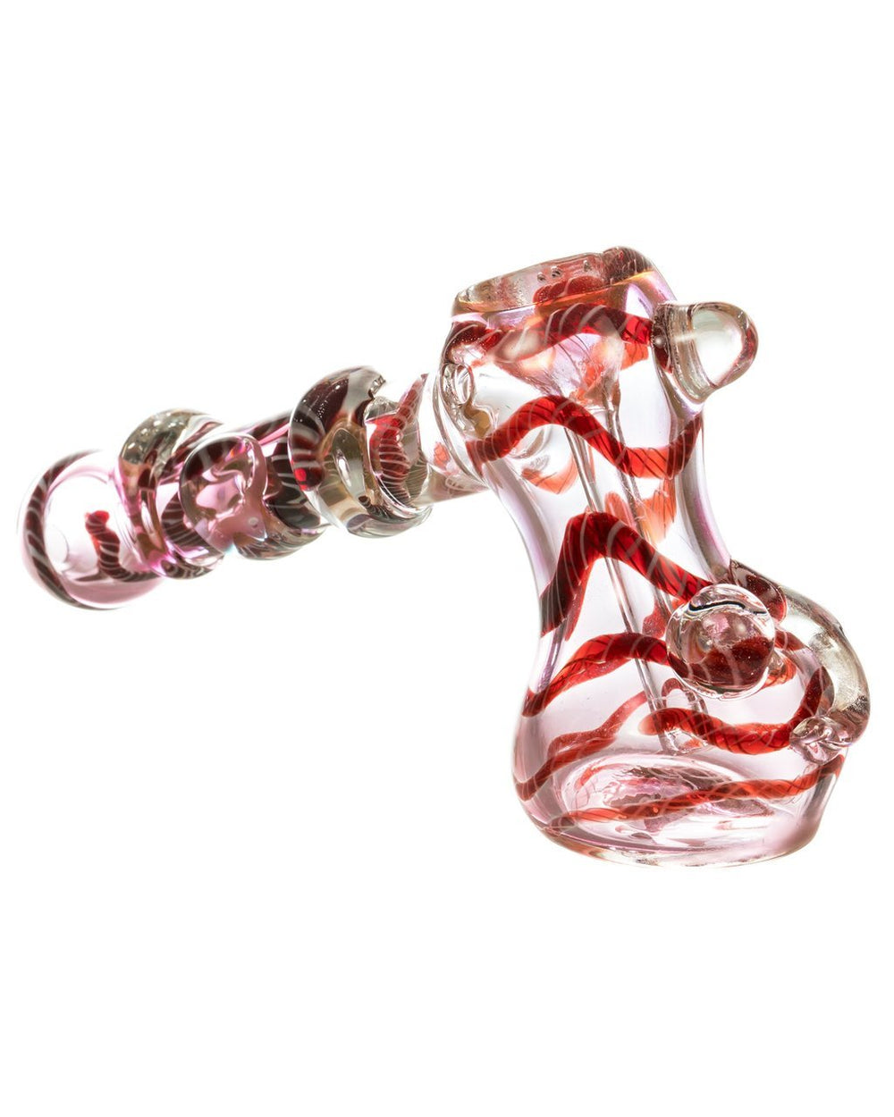 Bubblers BoroDirect - Hammer Style Bubbler with Glass Drop Accents
