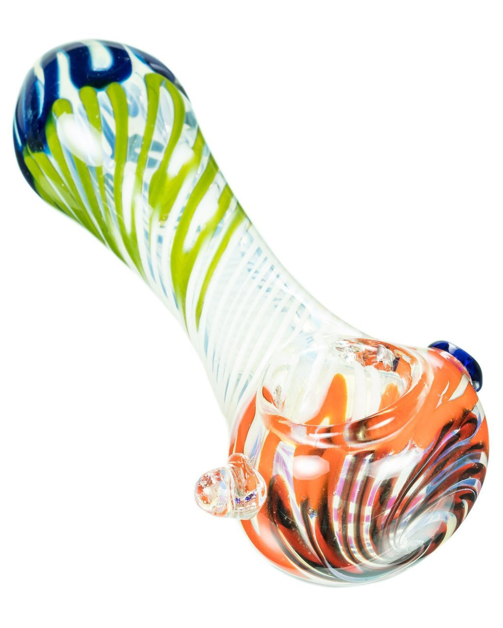 Spoon Pipes Multi-Color Swirled Hand Pipe