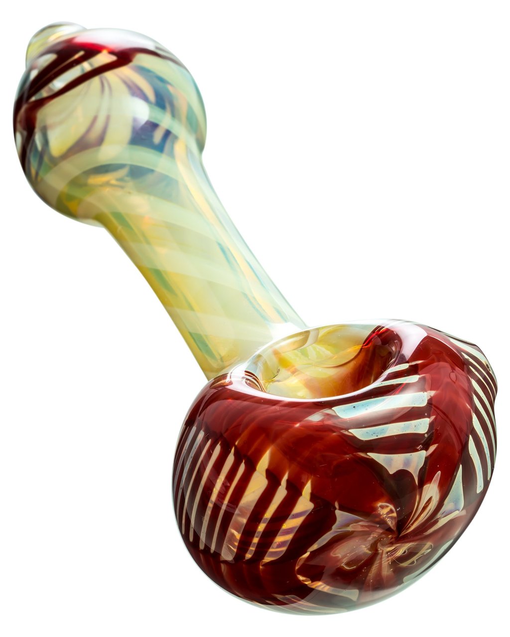 Spoon Pipes Raked Face Spiral Fumed Spoon Pipe