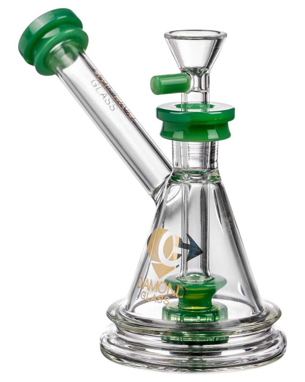 Bubblers Diamond Glass - Gavel Hammer Bubbler
