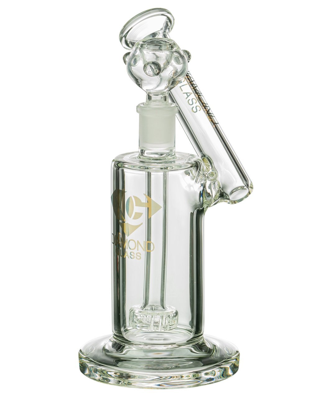 Bubblers Diamond Glass - Showerhead Perc Sidecar Bubbler