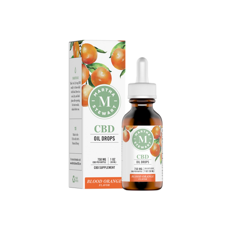 Martha Stewart CBD Blood Orange Oil Drops