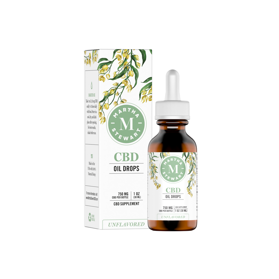 Martha Stewart CBD Unflavored Oil Drops