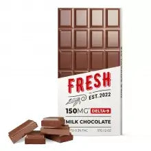 Fresh Delta-9 THC Chocolate Bar - Milk Chocolate | Diamond CBD