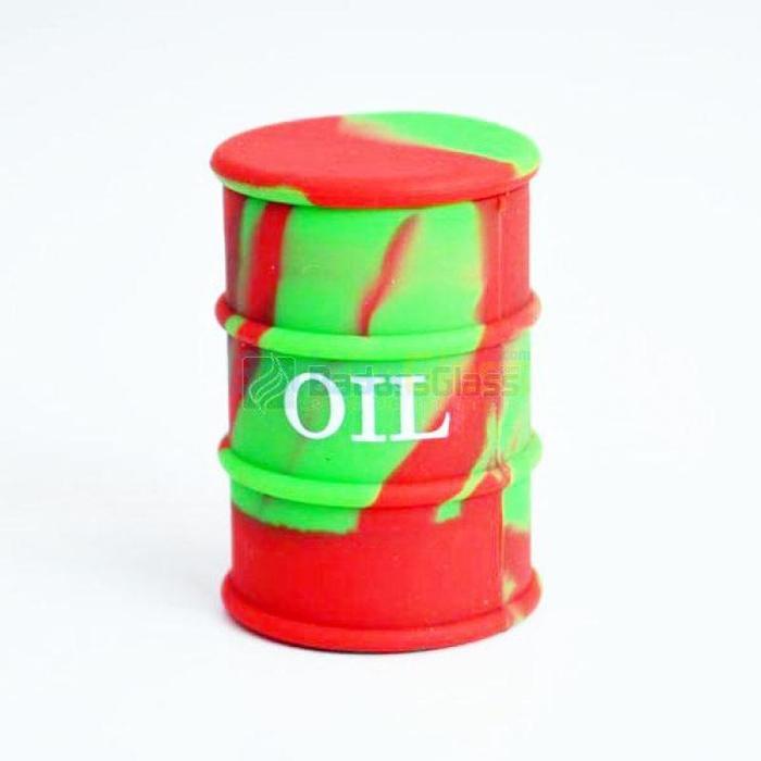 Stash box, Tins and containers Green & Red Oil Drum Wax Container