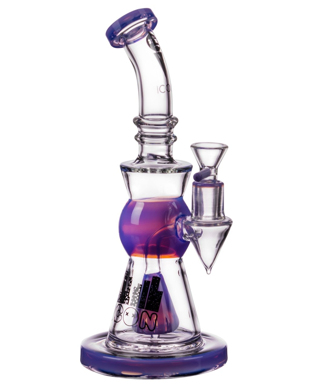 Bongs ICON - Slyme Accented Cone Perc Bong