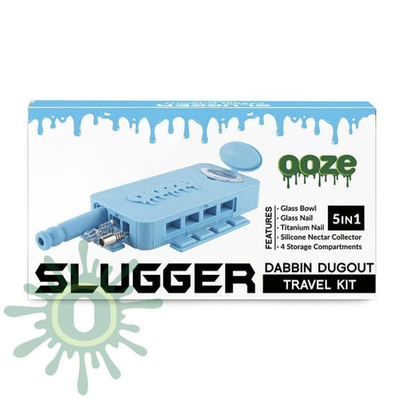 silicone bong Ooze Slugger Dabbin Dugout - Teal