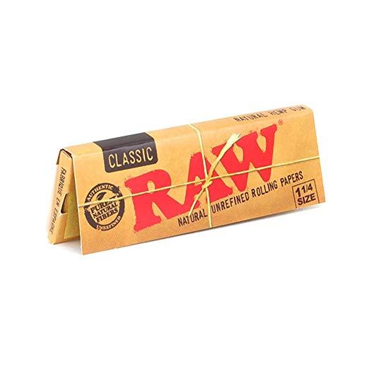 Roll-your-own accessories Raw Unrefined Classic 1.25 papers