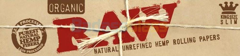 Rolling Papers RAW King Size Slim Organic Hemp Rolling Papers
