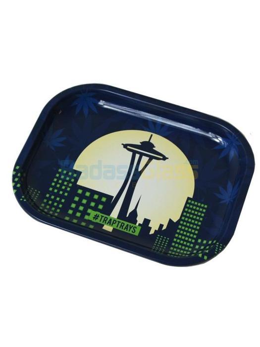 rolling tray Seattle Skyline Tray by Trap Trays