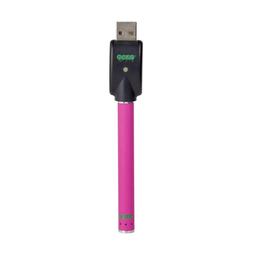 Batteries Ooze Slim Pen Touchless Battery w/ USB Charger - Pink