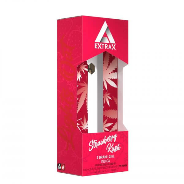 Strawberry Kush THCh THCjd Disposable –  By Delta Extrax